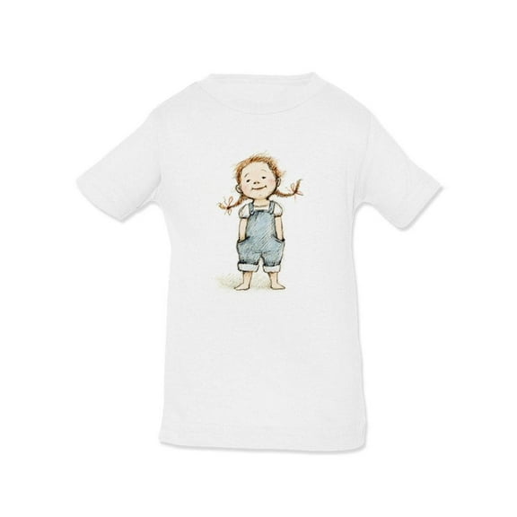 Girl With Hands In Pockets T-Shirt Infant -Image by Shutterstock, 24 Months