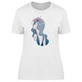 thumbnail image 1 of Girl With Hibiscus On Hair T-Shirt Women -Image by Shutterstock, Female XX-Large, 1 of 2