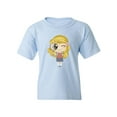 thumbnail image 1 of Girl With Magnifying Glass T-Shirt Juniors -Image by Shutterstock,  Large, 1 of 4