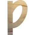 thumbnail image 1 of Girl Wooden Craft Letter Paintable, Small 4'' Alphabet Letter P, Pumpkin Pie, 1 of 3