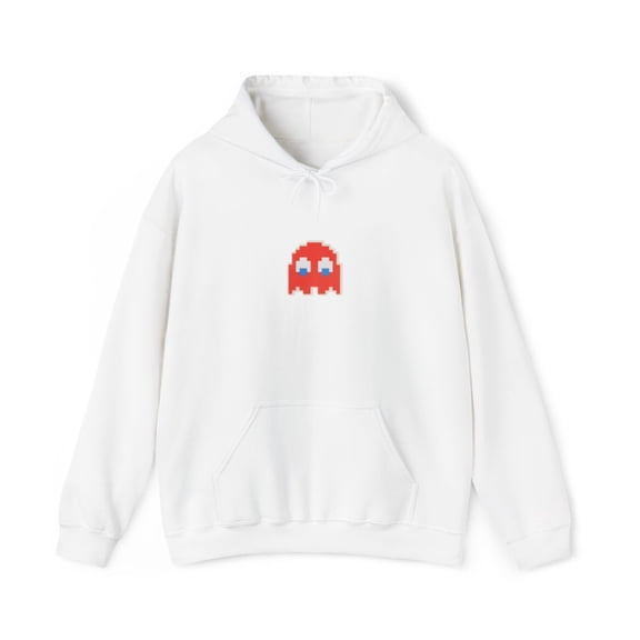 Girl X Pacman Ghost 90s 00s Koston Howard Skate Vintage Classic Hoodie Print - 5XL / White