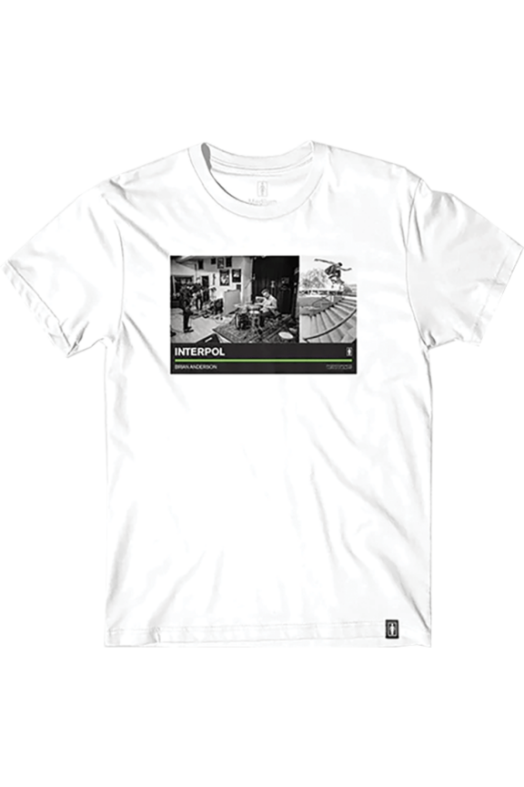 Yeah Right Shadow Short Sleeve T-Shirt White, Medium, Men's