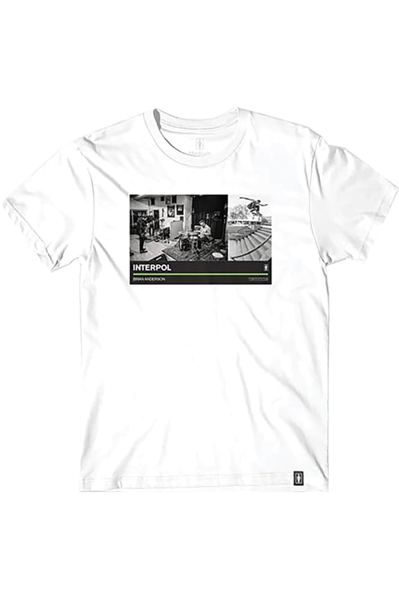 Yeah Right Shadow Short Sleeve T-Shirt White, Small, Men's