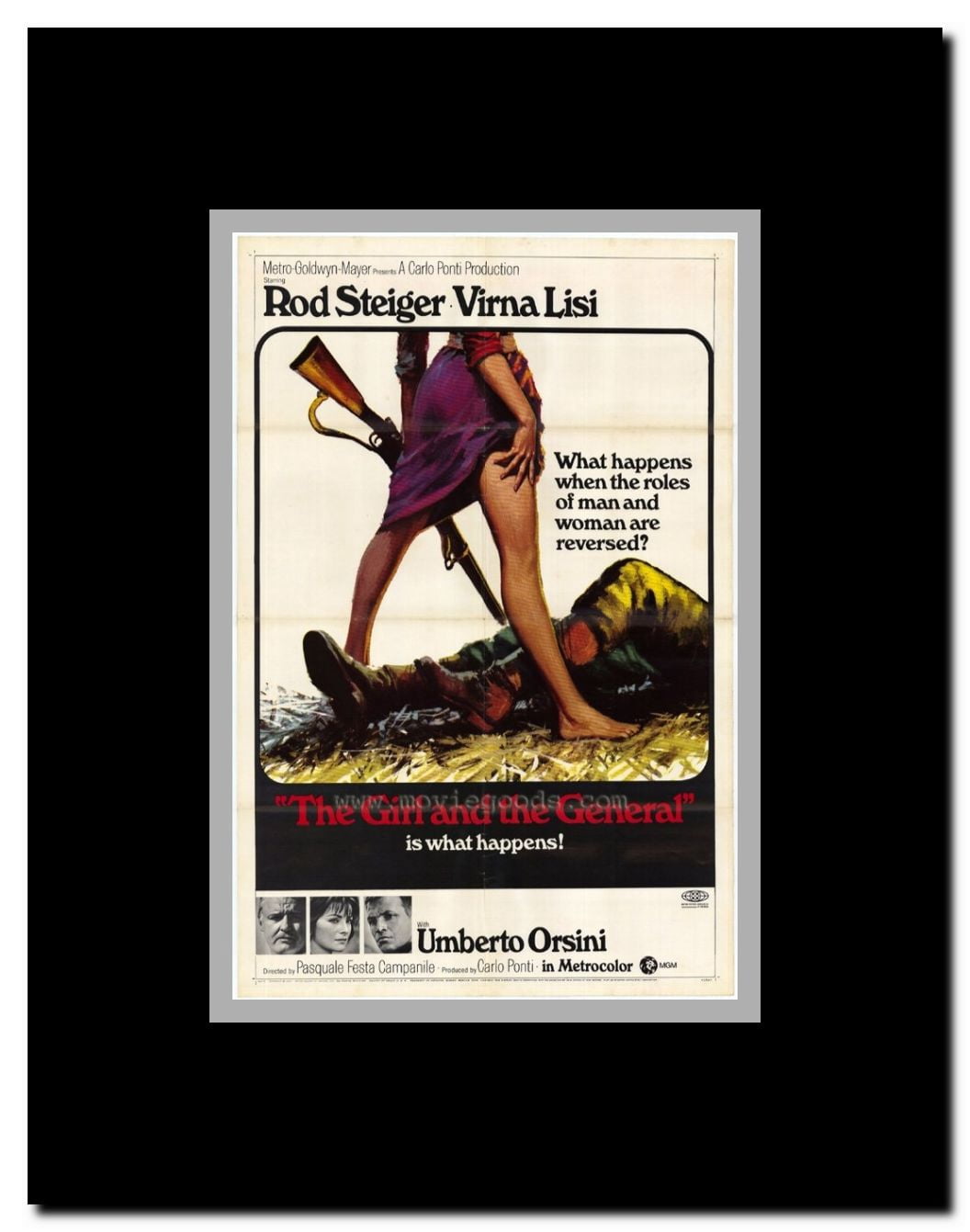 Girl and the General Framed Movie Poster