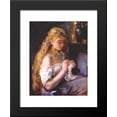 thumbnail image 1 of Girl crocheting 20x24 Framed Art Print by Renoir, Pierre Auguste, 1 of 2