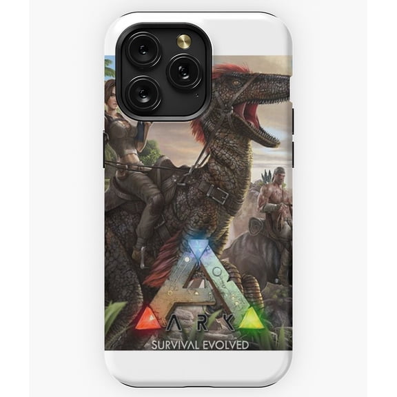 Girl in Dinosaur Ark Survival Art G1179 Phone Case for iPhone17 16 15 14 13 12 11 Pro Max
