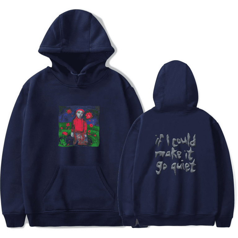 Girl in red merch hoodie sale
