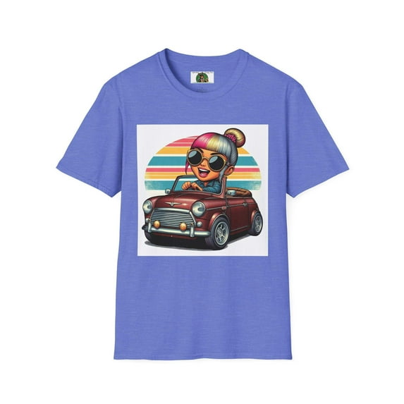 Girl in a Wacky Little Car