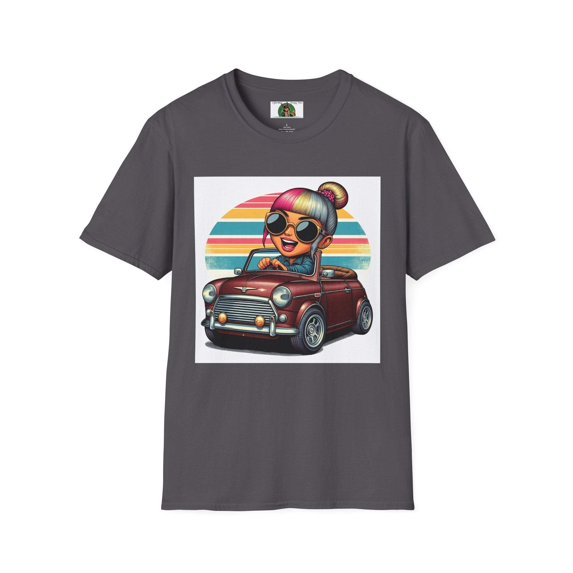 Girl in a Wacky Little Car