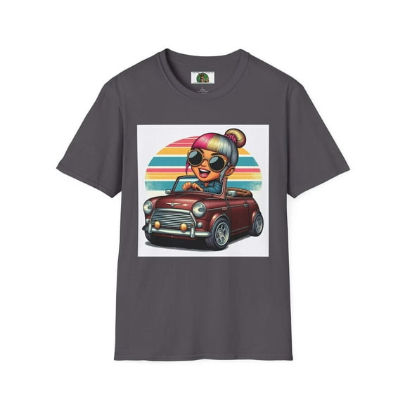 Girl in a Wacky Little Car