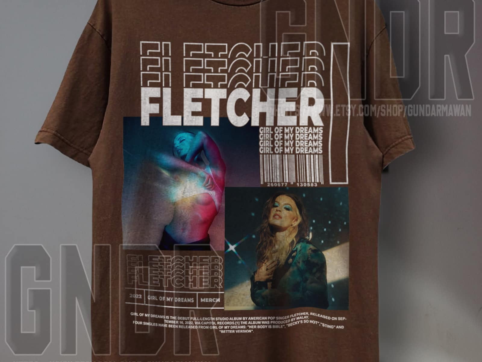 Girl of My Dreams Tour Shirt, Fletcher Tour Merch, 2022 Fletcher's so
