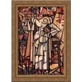 thumbnail image 1 of Girl of carnations 24x18 Gold Ornate Wood Framed Canvas Art by Amadeo de Souza-Cardoso, 1 of 2