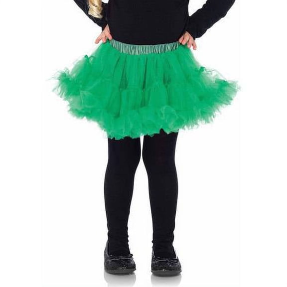 Girl petticoats MED/LGE GREEN