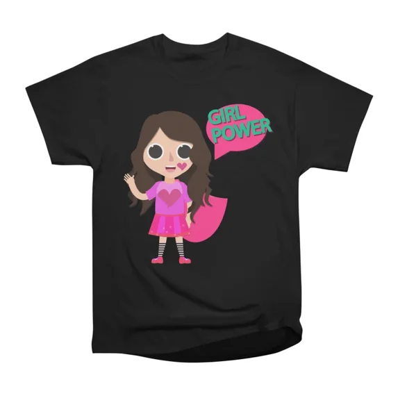 Girl power kids cute cartoon T-Shirt Tee Gift For Him Merch For Her Apparel For Friend