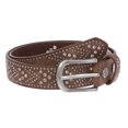 thumbnail image 1 of Girl's 1 1/8" (28 mm) Fish Bone Pattern Rhinestone And Studs Sparkling Belt, 1 of 2