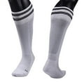 thumbnail image 1 of Girl's 1 Pair High Performance Knee High Socks. Lightweight & Breathable - Ultra Comfortable & Durable Socks XS(White), 1 of 5
