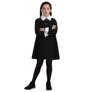 open lace back dress Amazon.com: Spirit Halloween Adult Rave 'N Dance Wednesday Addams Dress - S  | Officially Licensed