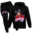 thumbnail image 1 of Girl's 2 Piece Outfits Aphmaus Long Sleeve Hoodies Sweatshirts and Sweatpants Set Kids Casual Tracksuits, 1 of 2