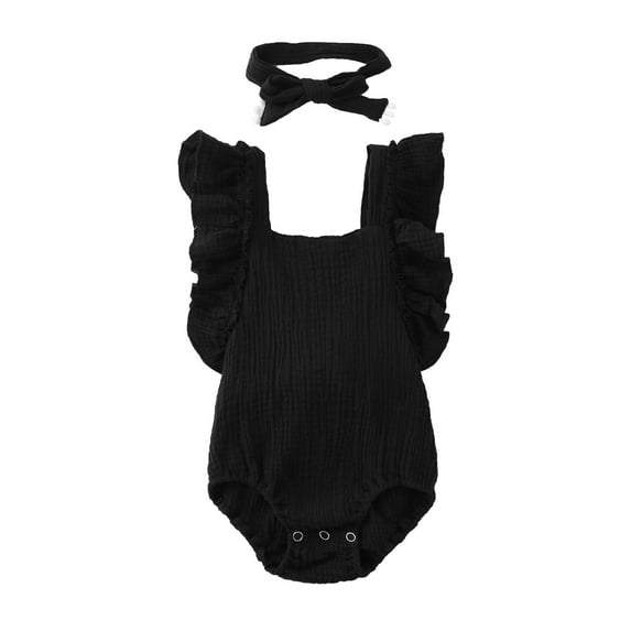 Girl's 2 Piece Outfits Kids Sleeveless Matching Summer Dresses+Headband Me Mommy Family Maxi Set Romper Girls Set Casual Clothes0-6 Months