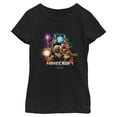 thumbnail image 1 of Girl's A Minecraft Movie Piglins Army Graphic T-Shirt, 1 of 4