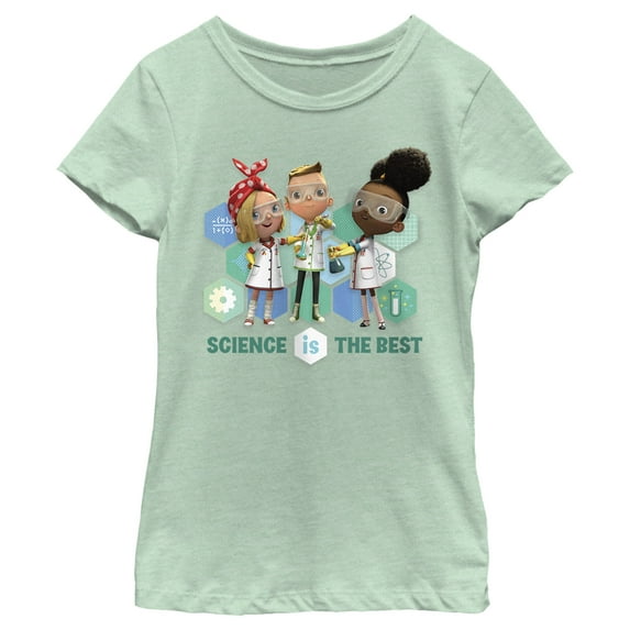 Girl's Ada Twist, Scientist Together Graphic Tee Mint Large