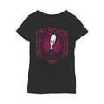 thumbnail image 1 of Girl's Addams Family Wednesday I Am Smiling Graphic Tee Black Small, 1 of 3