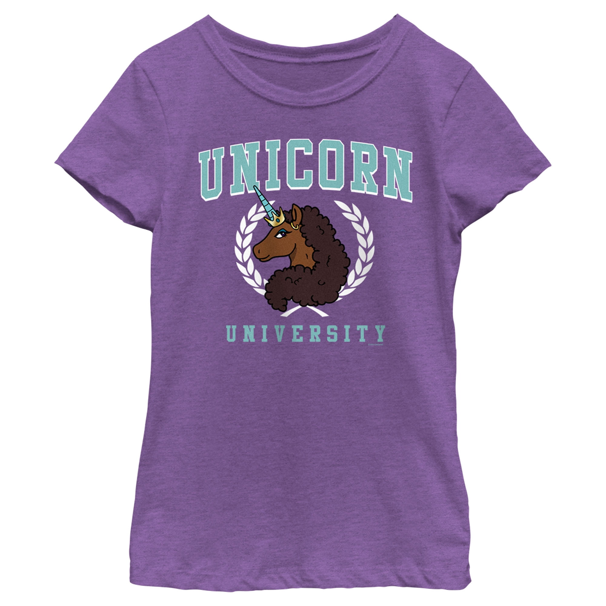 Unicorn For Change, Premium Youth Girls Tee - Purple Berry – Kid