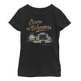 thumbnail image 1 of Girl's Aladdin Cave of Wonder Postcard  Graphic Tee Black Medium, 1 of 3