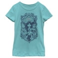 thumbnail image 1 of Girl's Aladdin Character Frame  Graphic Tee Tahiti Blue Small, 1 of 4