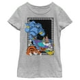 thumbnail image 1 of Girl's Aladdin Character Poster Frame  Graphic Tee Athletic Heather Large, 1 of 5