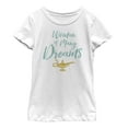 thumbnail image 1 of Girl's Aladdin Dream Woman  Graphic Tee White Large, 1 of 4