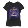 thumbnail image 1 of Girl's Aladdin Movie Poster Magic  Graphic Tee Black X Small, 1 of 3