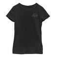 thumbnail image 1 of Girl's Aladdin Title Logo Badge  Graphic Tee Black Medium, 1 of 3
