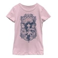 thumbnail image 1 of Girl's Aladdin Vintage Character Frame  Graphic Tee Light Pink Large, 1 of 3