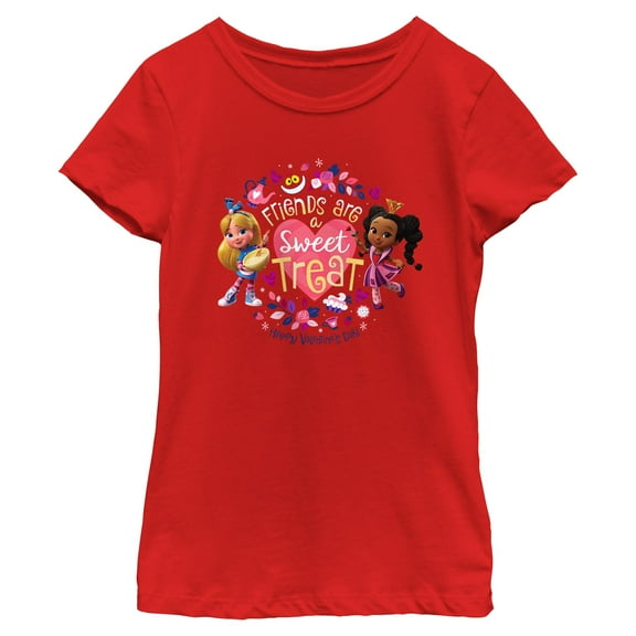 Girl's Alice's Wonderland Bakery Friends Are a Sweet Treat Graphic T-Shirt