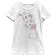 thumbnail image 1 of Girl's Aristocats I'm a Lady  Graphic Tee White Large, 1 of 4