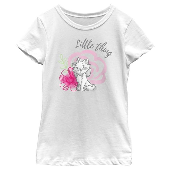 Girl's Aristocats Marie Little Thing Graphic Tee White X Large