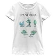 thumbnail image 1 of Girl's Avatar Flora of Pandora Sketches  Graphic Tee White X Small, 1 of 4