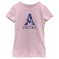 thumbnail image 1 of Girl's Avatar Watercolor A Logo  Graphic Tee Light Pink X Small, 1 of 4