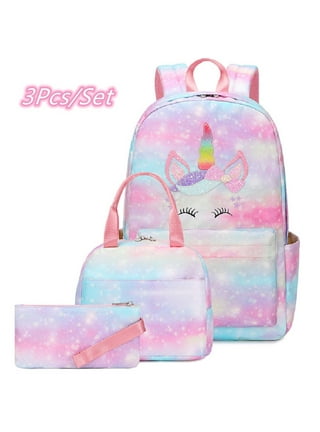 Unicorn Backpack Lunch Box Girls