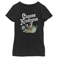 thumbnail image 1 of Girl's Bambi Choose Kindness  Graphic Tee Black X Large, 1 of 4