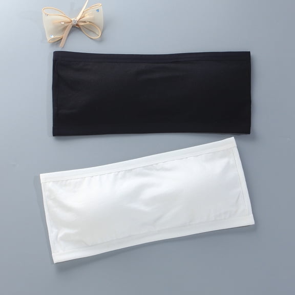 Girl's Bandeau Bra Flex Fit Seamless Cami Bralettes Sports Bra for Teens Bras for Teen Girls Bras for Girls 10-16