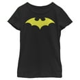 thumbnail image 1 of Girl's Batman Winged Hero Symbol  Graphic Tee Black Small, 1 of 4