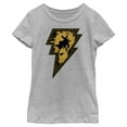 thumbnail image 1 of Girl's Black Adam Antihero Shadow  Graphic Tee Athletic Heather X Large, 1 of 5