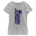 thumbnail image 1 of Girl's Black Panther: Wakanda Forever Shuri Pattern Graphic Tee Athletic Heather Large, 1 of 3