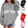 thumbnail image 1 of Girl's Boy's Hoodie Long Sleeve Soft Sweatshirt Graphic Hoody Kids Cute Pullovers Top Clothes for Girls for Juniors 12-13 Years, 1 of 4