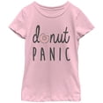 thumbnail image 1 of Girl's CHIN UP Donut Panic  Graphic Tee Light Pink Medium, 1 of 3