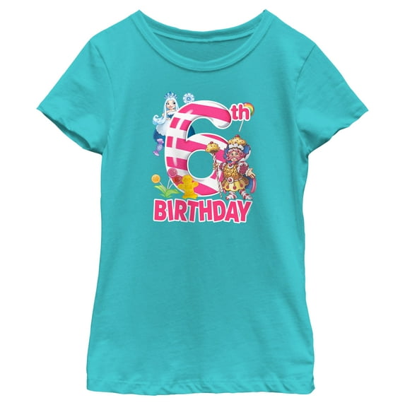 Girl's Candy Land Frostine and King Kandy Birthday Graphic T-Shirt