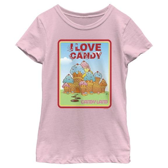 Girl's Candy Land Sweet Castle Graphic T-Shirt