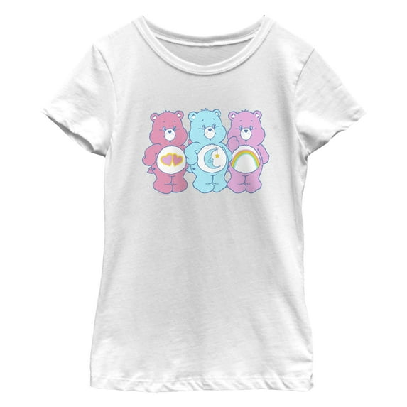 Girl's Care Bears Bear Trio Graphic T-Shirt